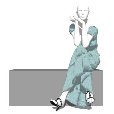 女装人物服饰服装模特