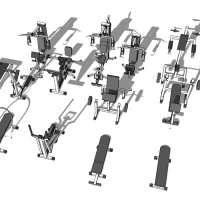 现代建设器材体育器材力量器械