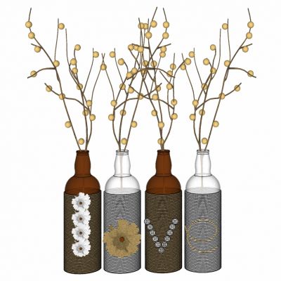 现代花艺花瓶插花陈设摆饰摆件花苞