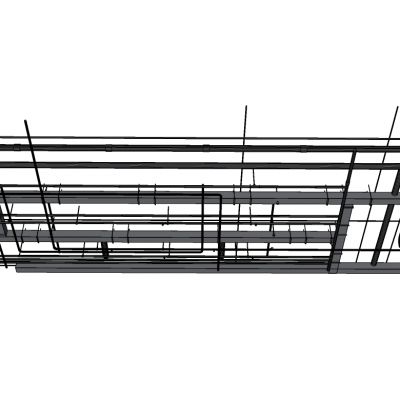 工业风空调管道管线构件