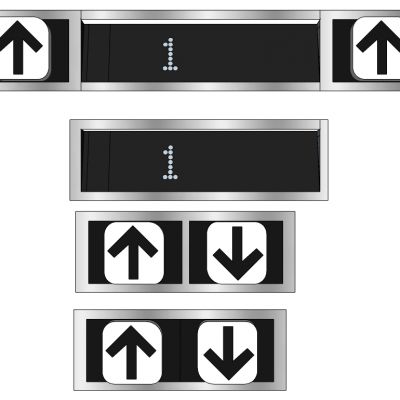 电梯上下标识楼层标识