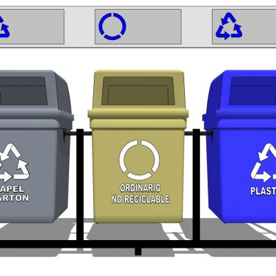 现代简约户外垃圾桶垃圾箱