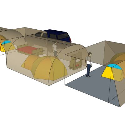 露营野炊帐篷构件