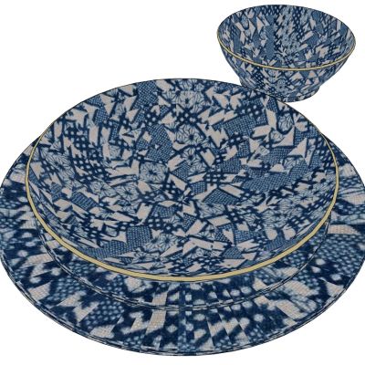 青花瓷餐具盘子