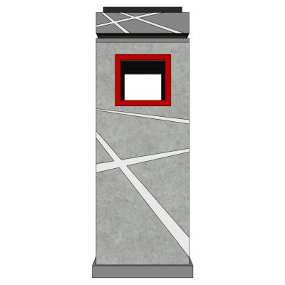 新中式户外垃圾桶垃圾箱