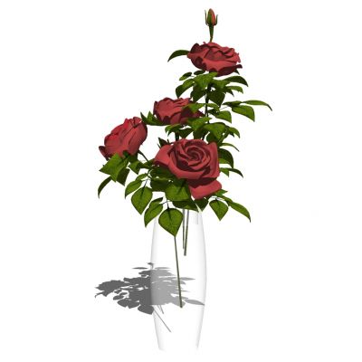 现代玻璃花瓶插花花艺摆件