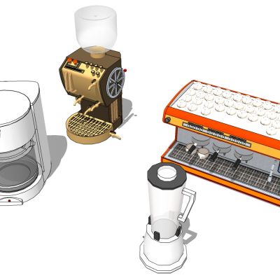 现代欧式美式咖啡机咖啡杯