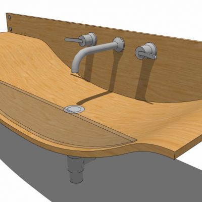 现代简约异形手盆龙头