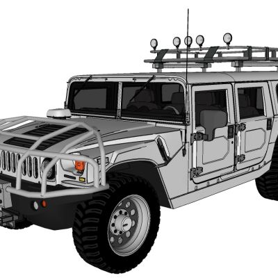 悍马越野汽车构件