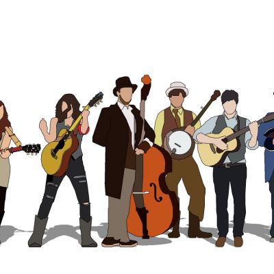 音乐舞台摇滚表演人物