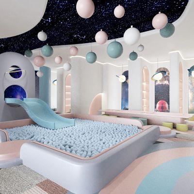 现代儿童游乐区