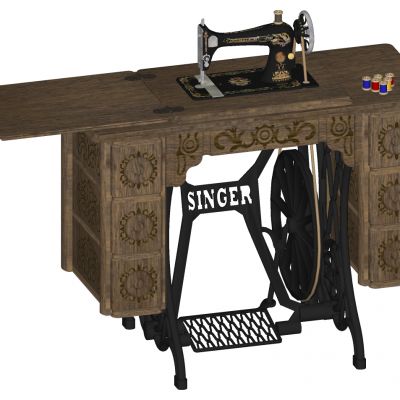 中式复古缝纫机