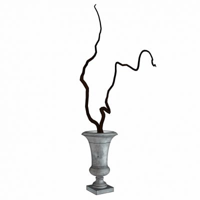 新中式现代花瓶插花干枝摆件