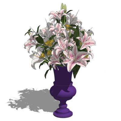 花卉花瓶插花花艺摆件