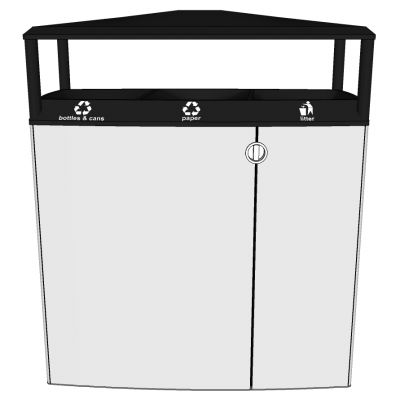 现代简约户外垃圾桶垃圾箱