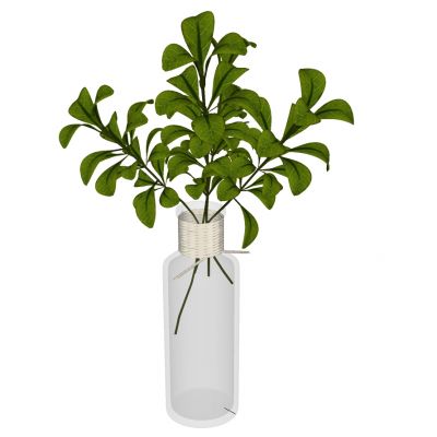 现代玻璃花瓶插花花艺摆件