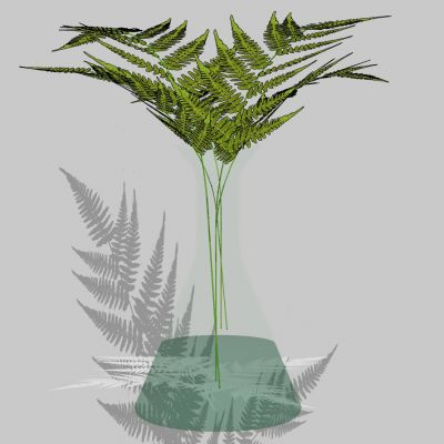 现代玻璃花瓶插花花艺摆件