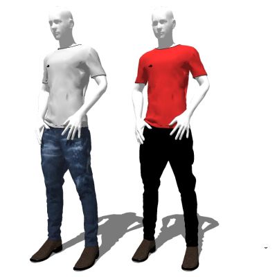 男装人物服饰服装模特