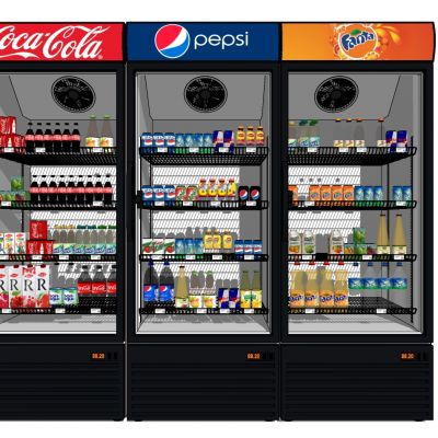 现代自动售卖机饮料冷饮储藏柜冰柜