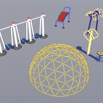 户外室外健身器材构件