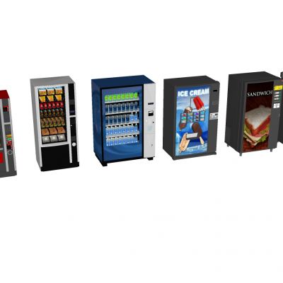 现代自动售卖机冰柜冰柜保温柜