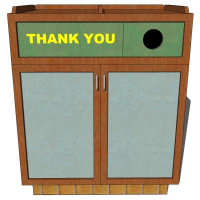 现代简约户外垃圾桶垃圾箱