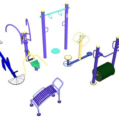 室外户外健身器材构件