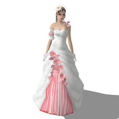 人物新娘服装模特