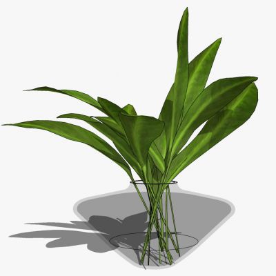 现代玻璃花瓶插花花艺职务摆件饰品