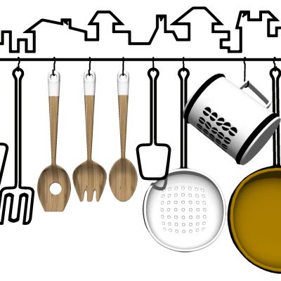 厨具组合金属吊架