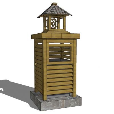 新中式户外垃圾桶垃圾箱