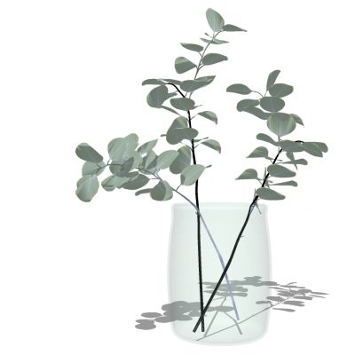 现代玻璃花瓶插花花艺摆件