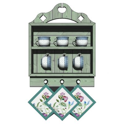 美式欧式厨房摆件水杯