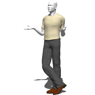 男装人物服饰服装模特