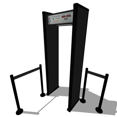 现代地铁安检门安防门