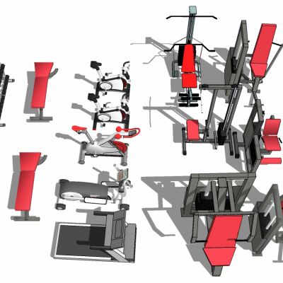 现代建设器材体育器材跑步机动感单车构件