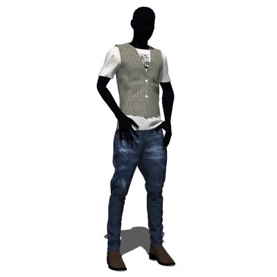 男装人物服饰服装模特