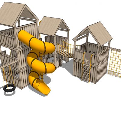 儿童游乐娱乐城设施器材滑梯构件