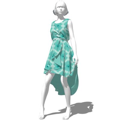 女装人物服饰服装模特