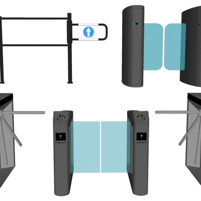 自动感应门闸通道门限流办公楼闸机组合