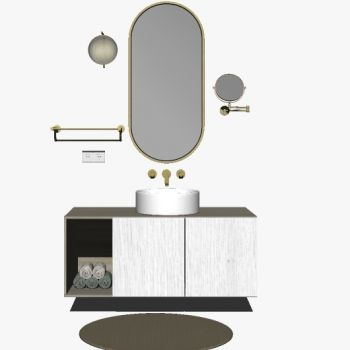 北欧现代卫生间