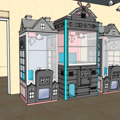 现代商场网红娃娃机