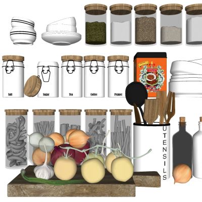 厨房餐具调料组合