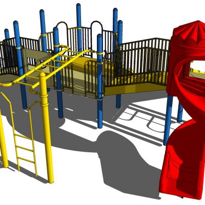 儿童游乐娱乐城设施器材滑梯构件