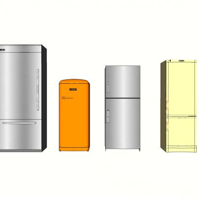 单开门冰箱双开门冰箱
