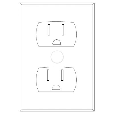 现代开关插座面板插板组合背景墙