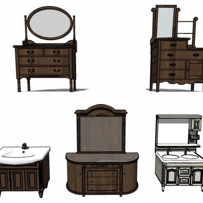 美式欧式卫浴洗手池台盆