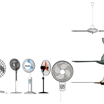 立扇吊扇风扇组合