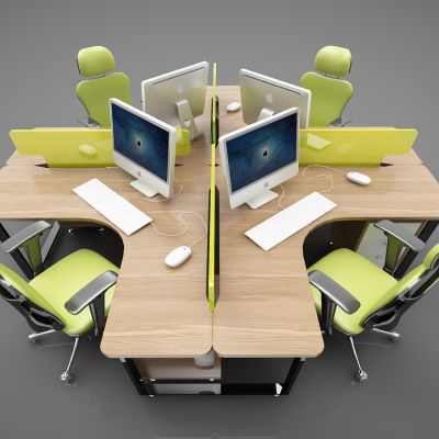  现代风格办公桌