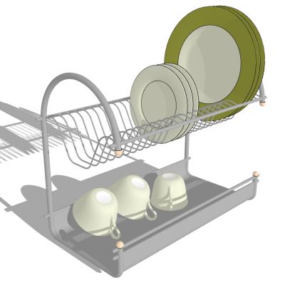 厨房摆件盘子碗架餐具